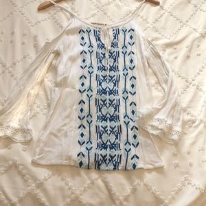 Womens hippie laundry blouse